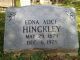 Edna Alice Hinckley Headstone