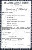 Isidore HOLLIER  and Sophie LANGLOIS Certificate of Marriage