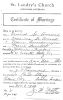 ST. AMAND Ernest Antoine Certificate of Marriage